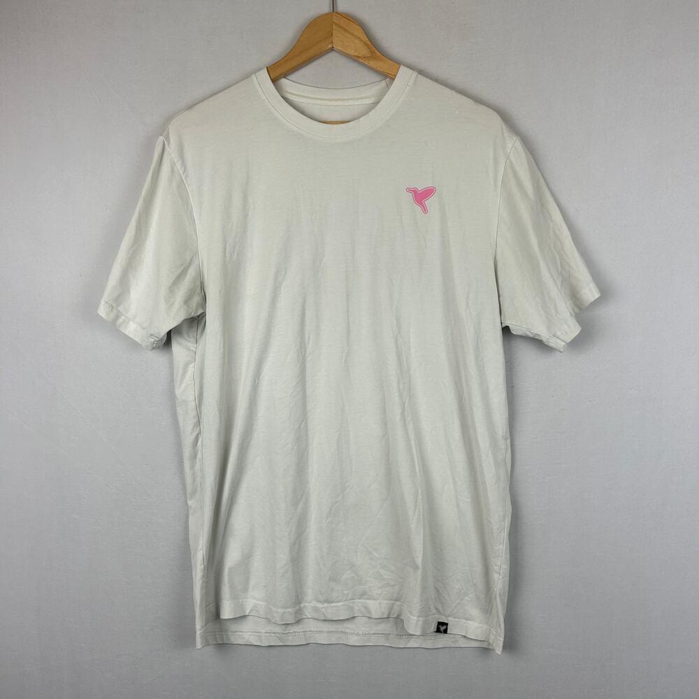 Birddogs Men's White Double Sided Short Sleeve Performance T-Shirt Size XL